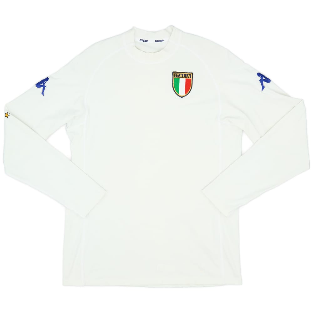2000-01 Italy Away L/S Shirt - 9/10 - (XXL)