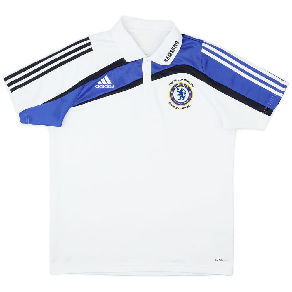 2009-10 Chelsea 'FA Cup Final' adidas Polo Shirt - 8/10 - (L)