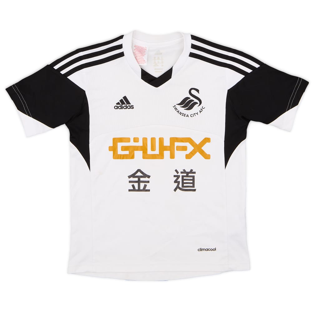 2013-14 Swansea Home Shirt - 7/10 - (S.Boys)