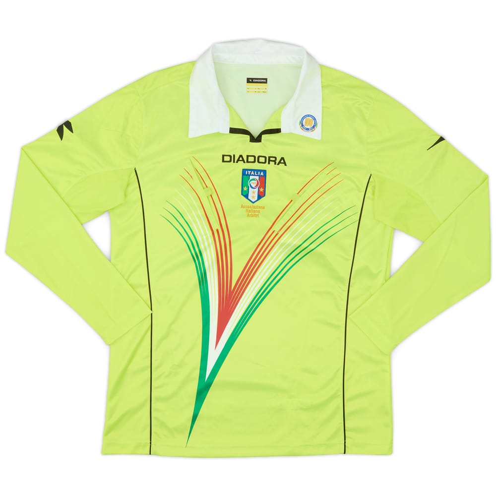 2011-12 Italy Diadora Centenary Referee L/S Shirt - 8/10 - (M)