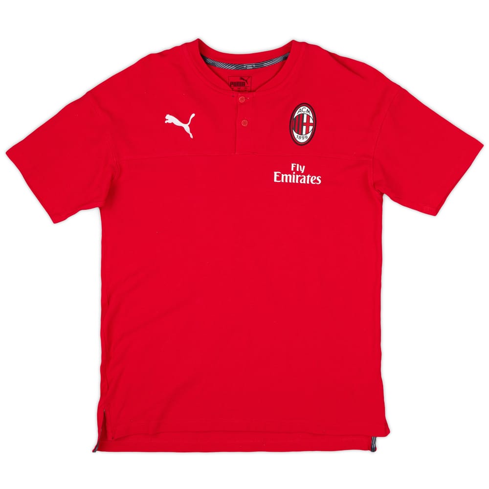 2019-20 AC Milan Puma Polo Shirt - 9/10 - (M)
