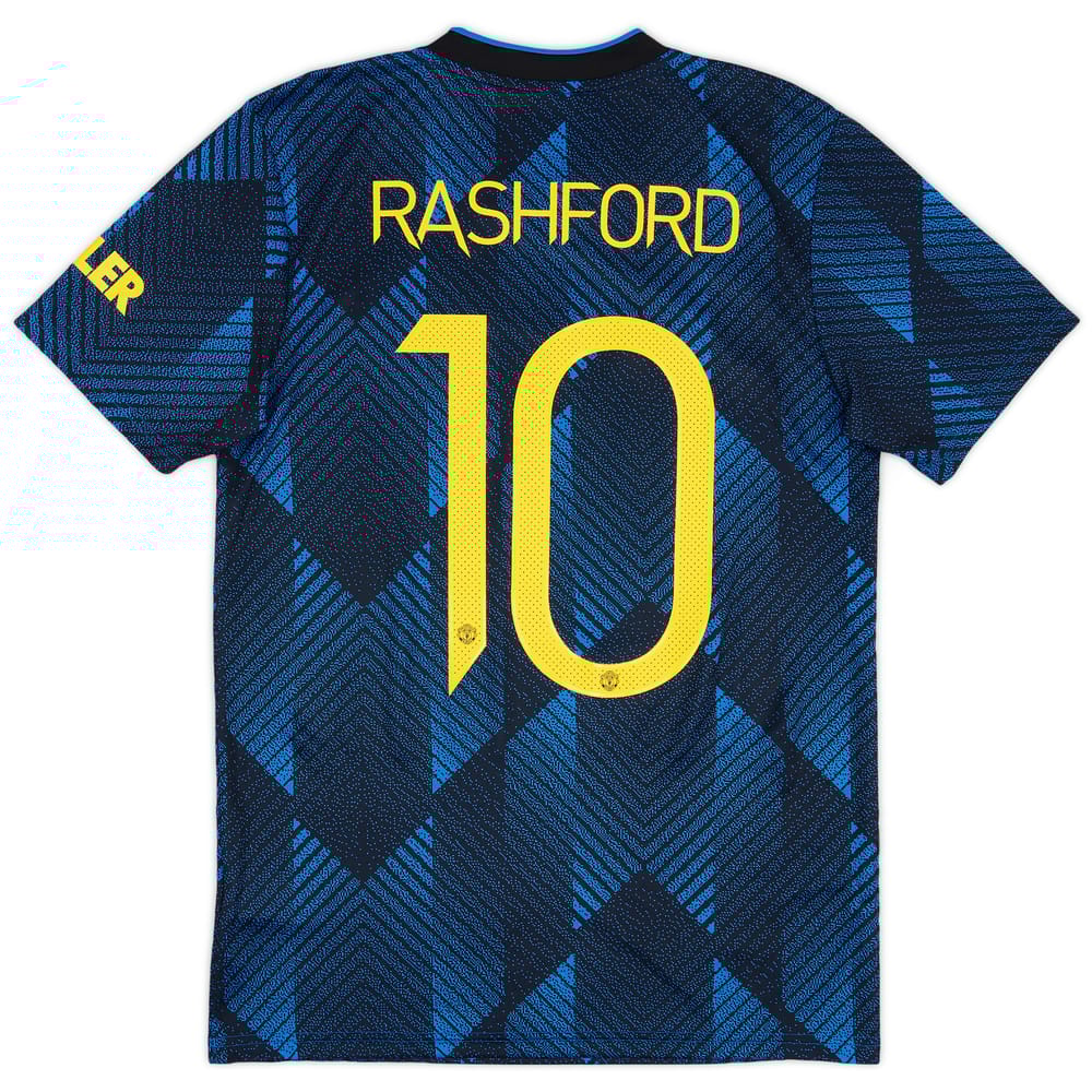 2021-22 Manchester United Third Shirt Rashford #10 - 10/10 - (S)