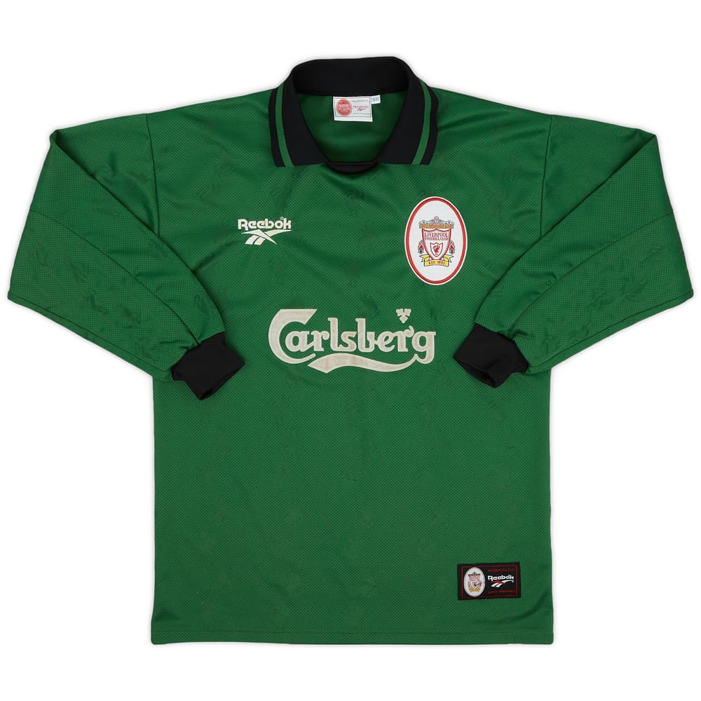 1996-97 Liverpool GK Shirt - 8/10 - (M)