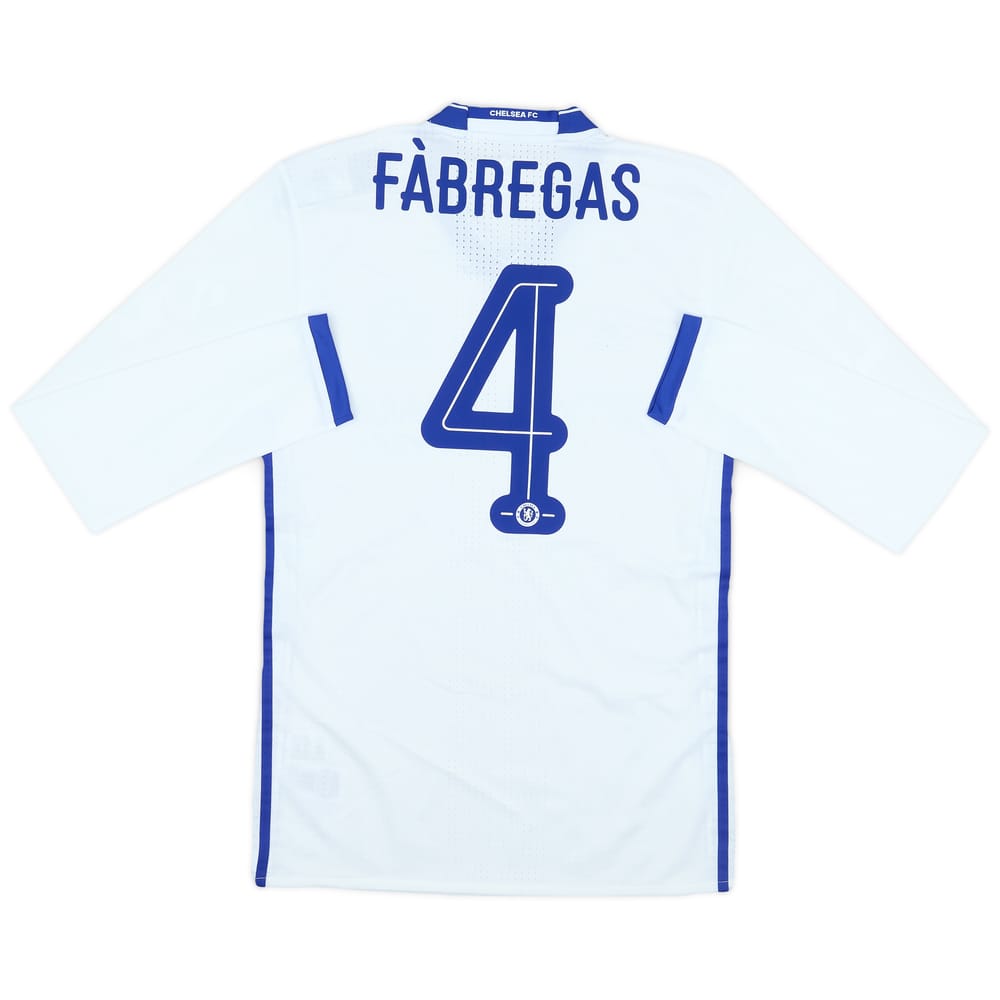 2016-17 Chelsea Player Issue Third L/S Shirt Fabregas #4 (M)