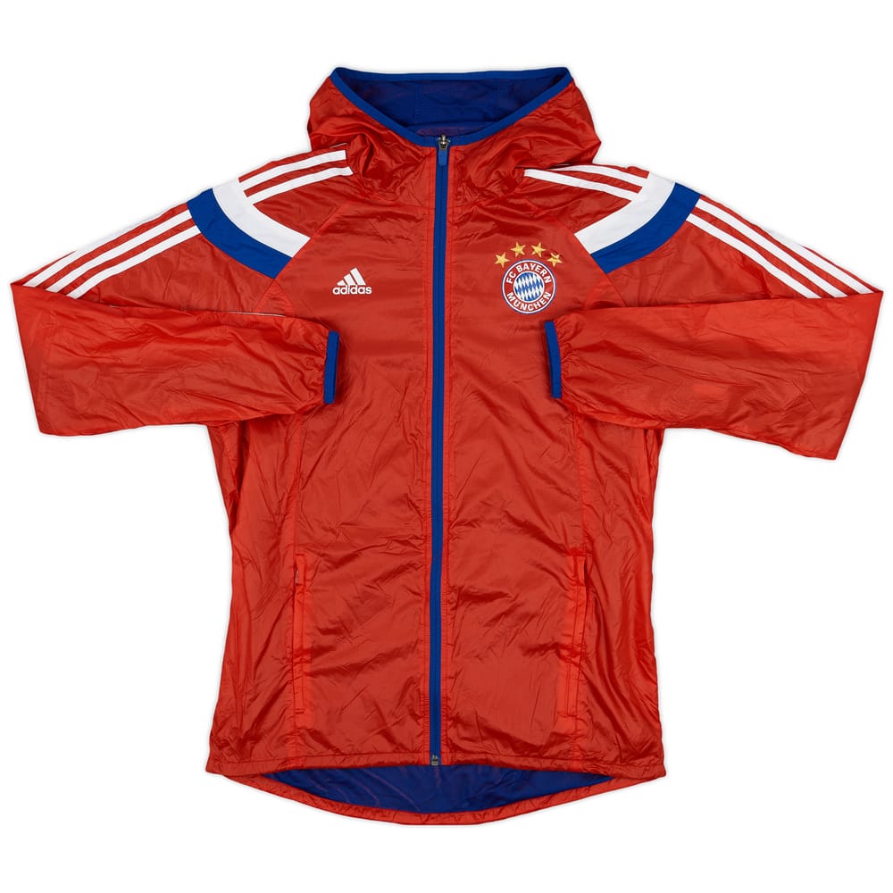 2014-15 Bayern Munich adidas Hooded Rain Jacket - 9/10 - (M)