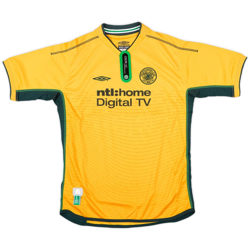 2002-03 Celtic Away Shirt (L.Boys)