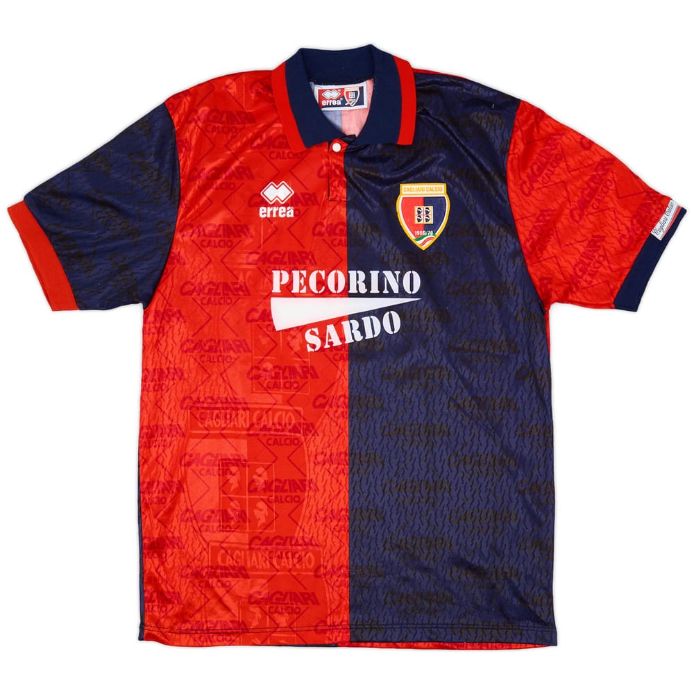 1993-94 Cagliari Home Shirt - 8/10 - (M)