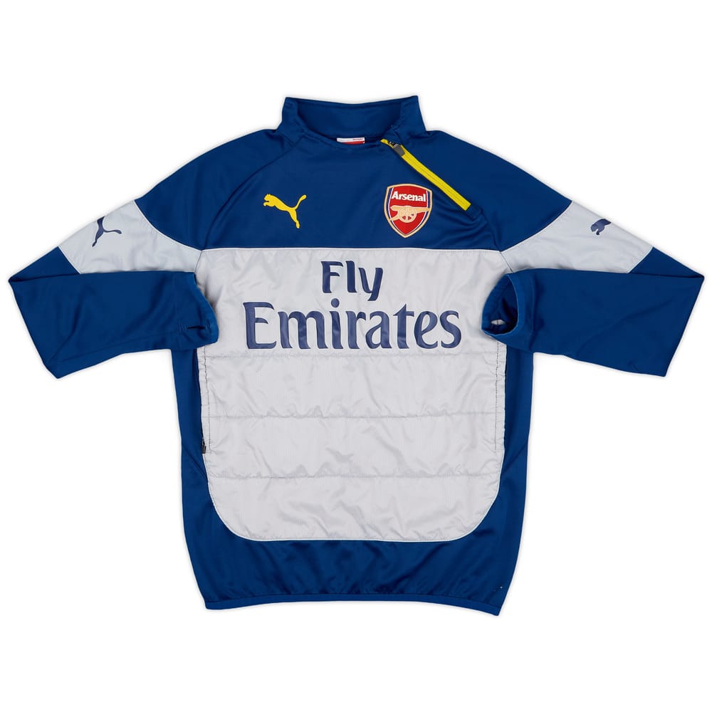 2014-15 Arsenal Puma 1/4 Zip Drill Top - 8/10 - (XL.Boys)
