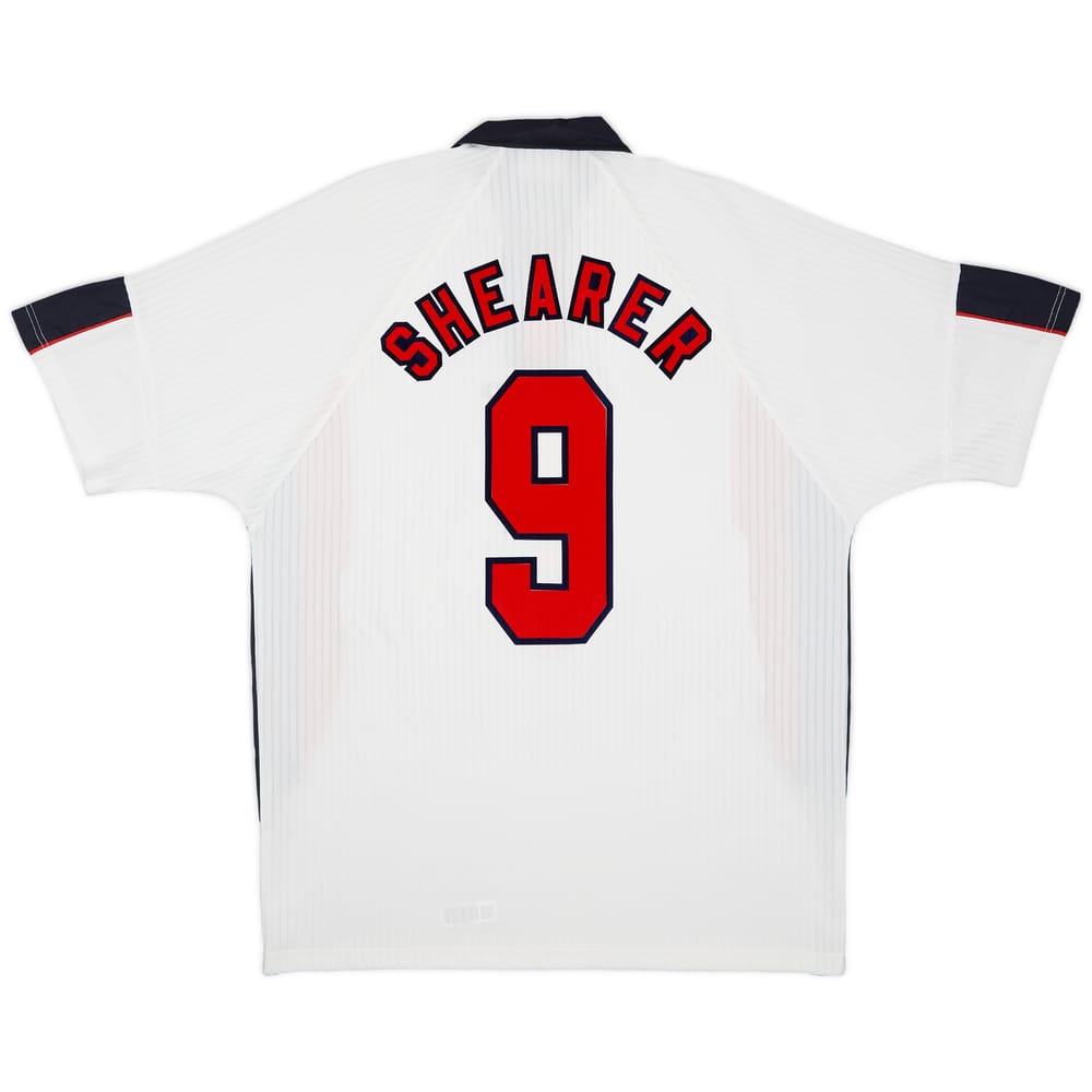 1997-99 England Home Shirt Shearer #9 - 5/10 - (XL)