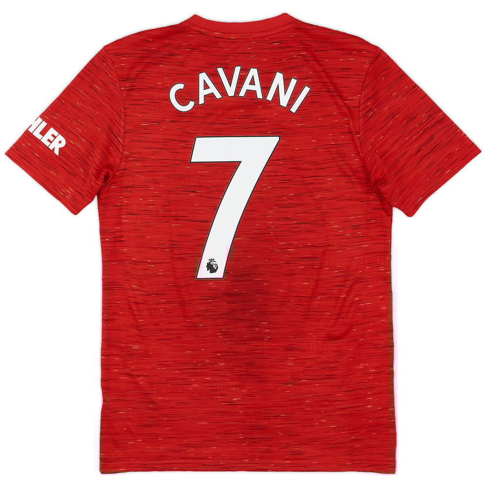 2020-21 Manchester United Home Shirt Cavani #7 - 9/10 - (S)