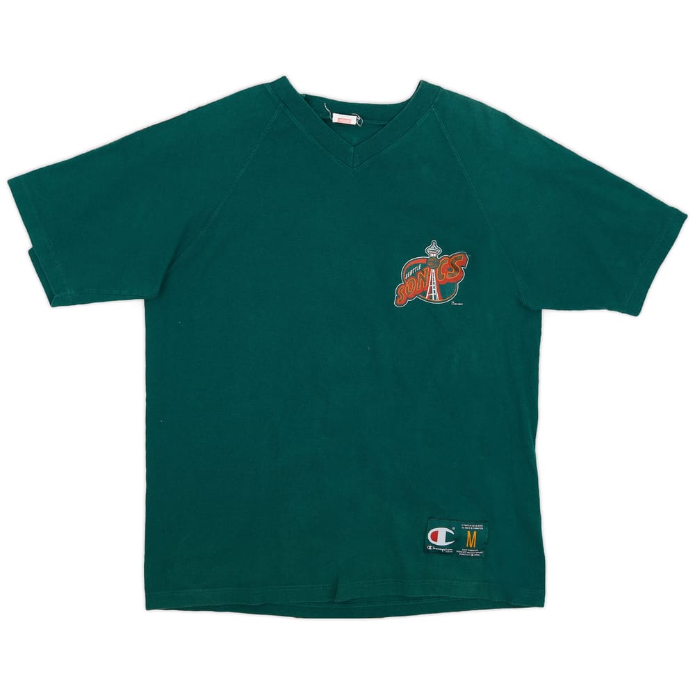 1995-96 Seattle Supersonics Champion Tee - 8/10 - (M)