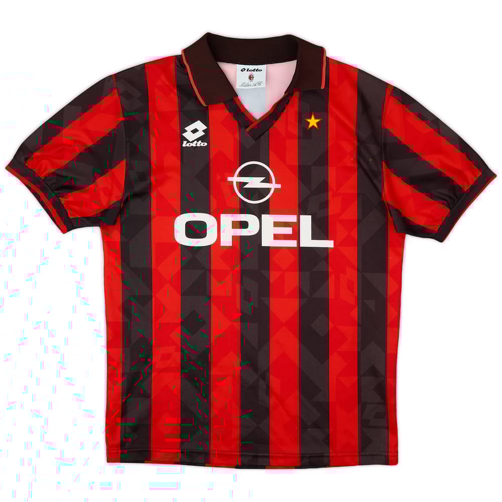 1994-95 AC Milan Home Shirt - 7/10 - (M)