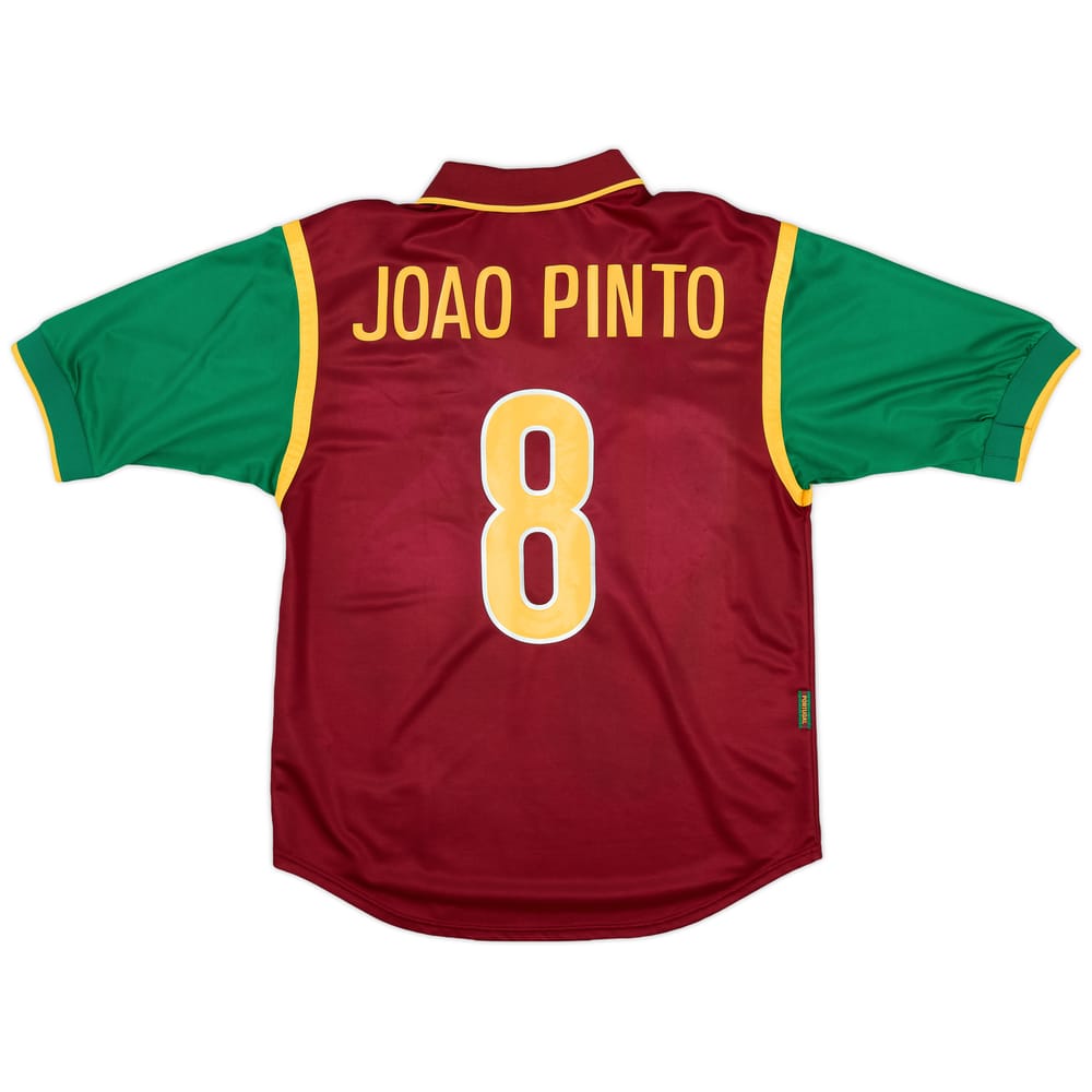 1999-00 Portugal Home Shirt Joao Pinto #8 - 7/10 - (M)