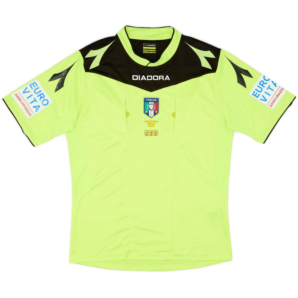 2014-15 Italy Diadora Referee Shirt - 6/10 - (M)