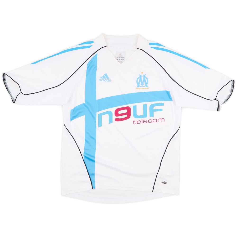 2005-06 Olympique Marseille Home Shirt - 6/10 - (XL.Boys)