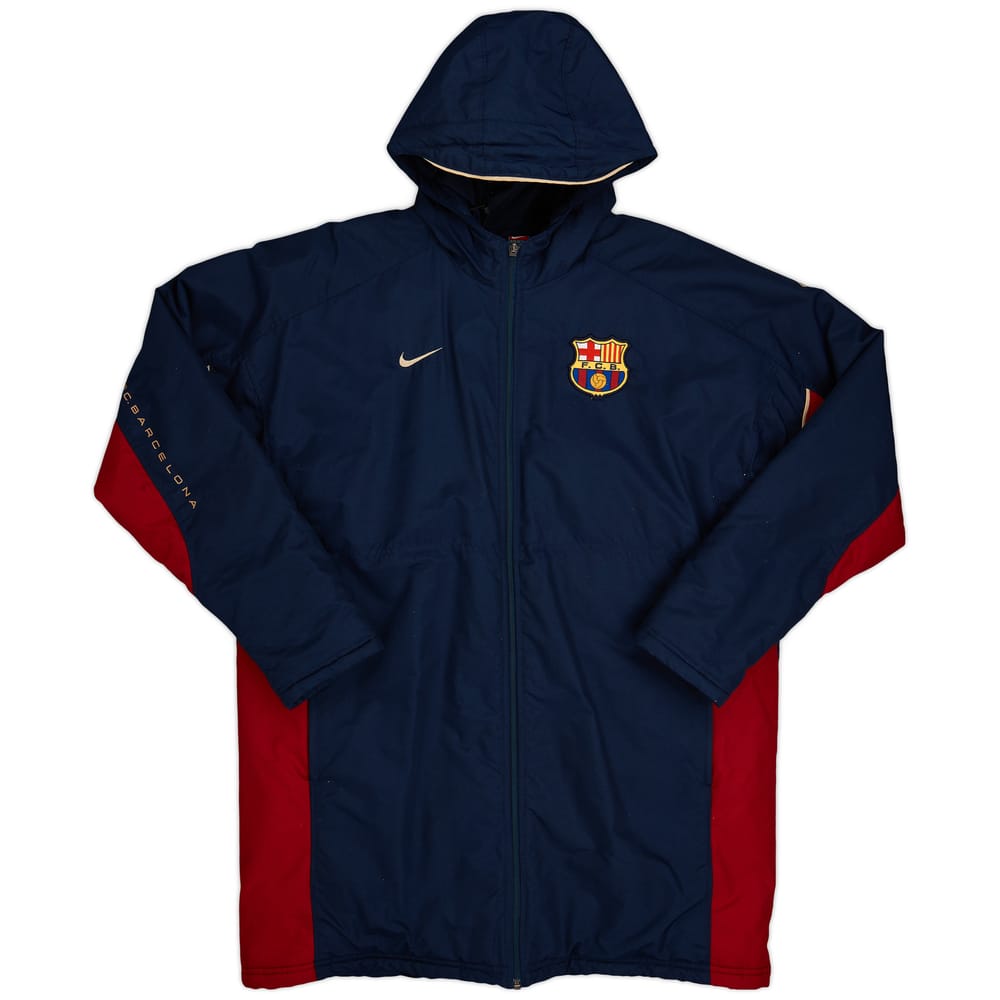 2001-02 Barcelona Nike Padded Bench Coat - 8/10 - (M)