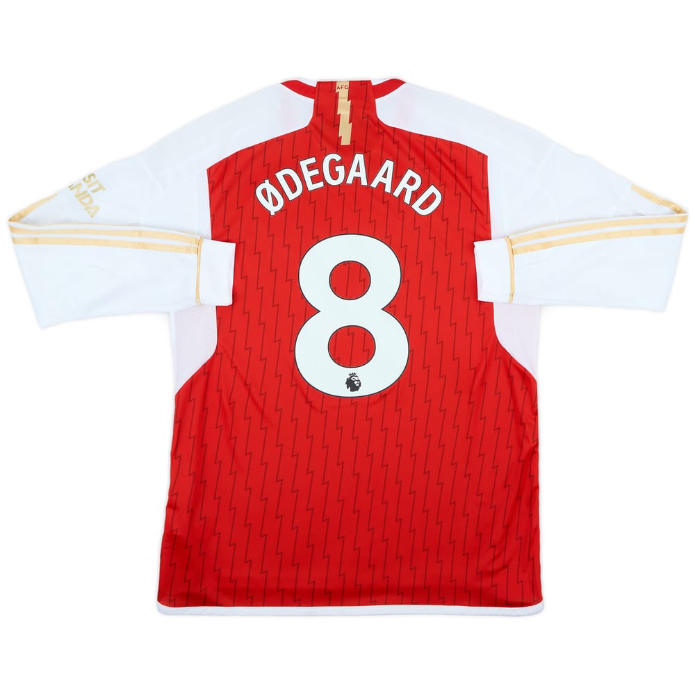 2023-24 Arsenal Home L/S Shirt Ødegaard #8 (XL)
