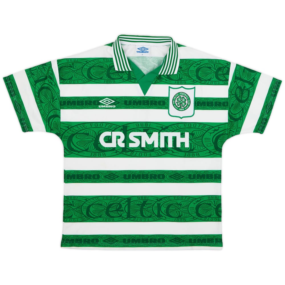 1995-97 Celtic Home Shirt - 9/10 - (M)