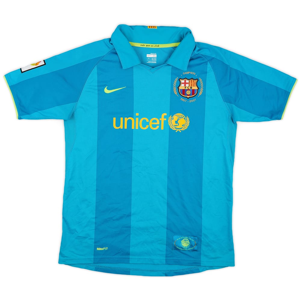 2007-09 Barcelona Away Shirt - 8/10 - (XL.Boys)