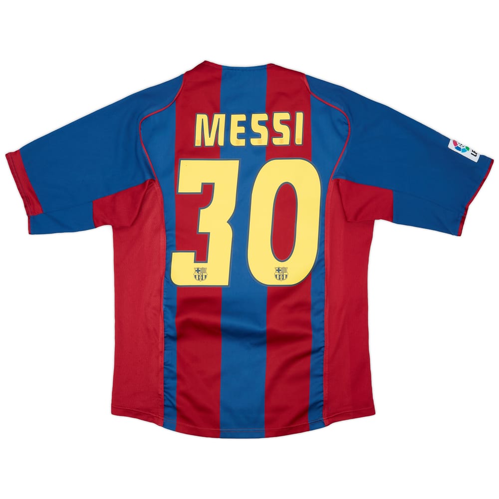 2004-05 Barcelona Home Shirt Messi #30 - 8/10 - (S)