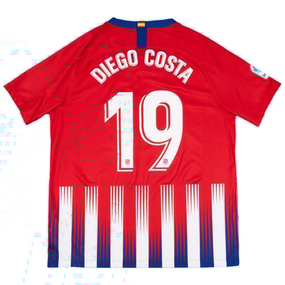 2018-19 Atletico Madrid Home Shirt Diego Costa #19 - 8/10 - (XL)
