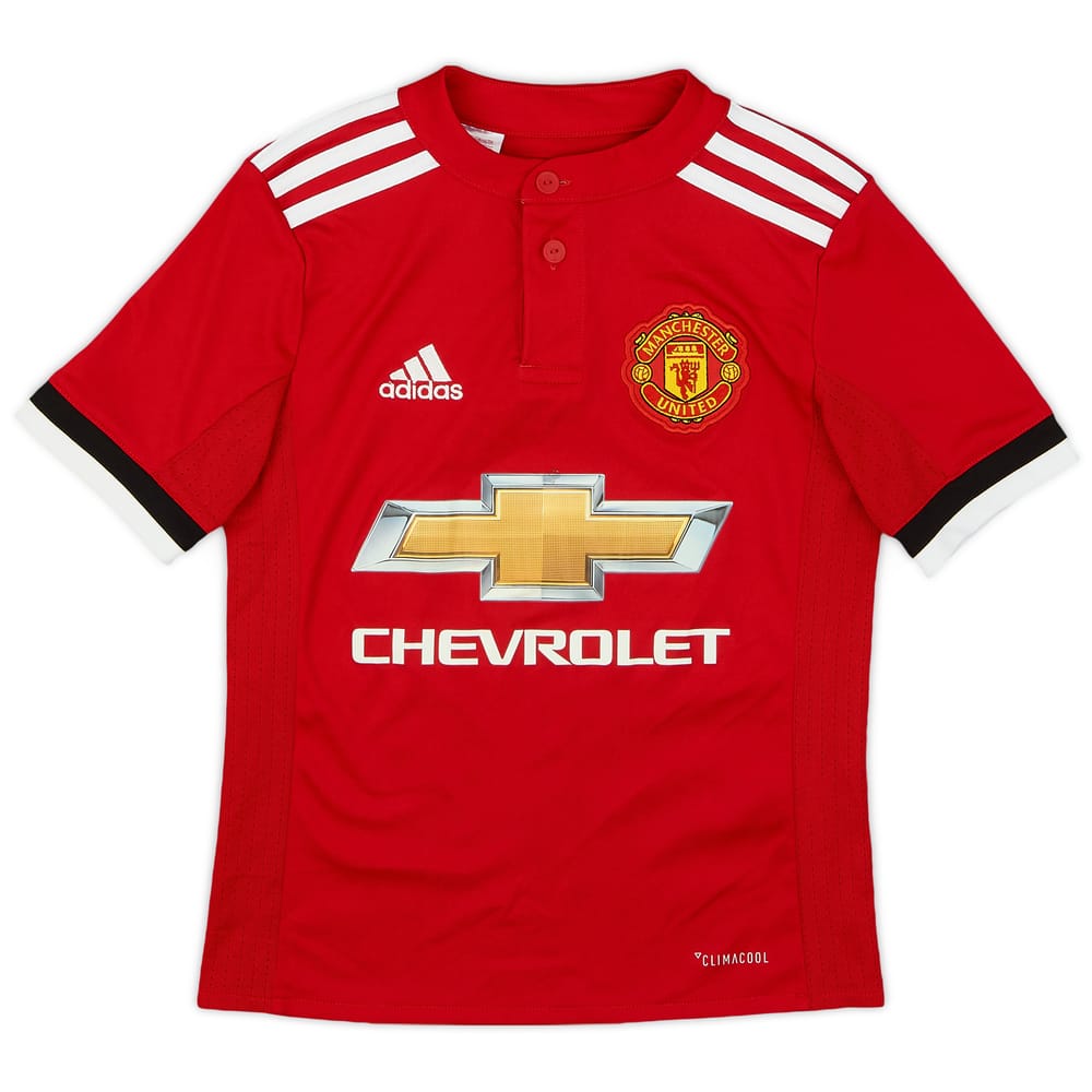 2017-18 Manchester United Home Shirt - 8/10 - (7-8 Years)