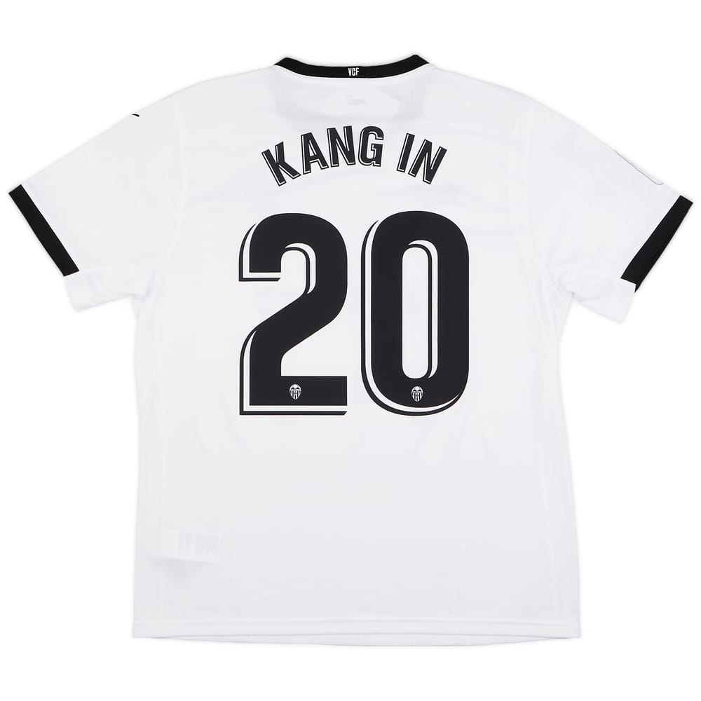 2020-21 Valencia Home Shirt Kang In #20 (L)