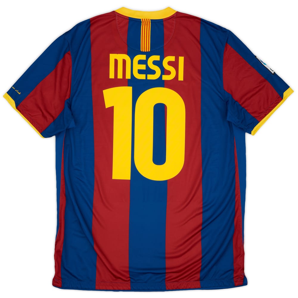 2010-11 Barcelona Home Shirt Messi #10 - 9/10 - (L)