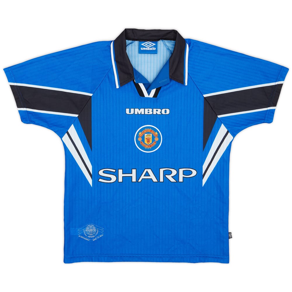 1996-98 Manchester United Third Shirt - 8/10 - (L.Boys)