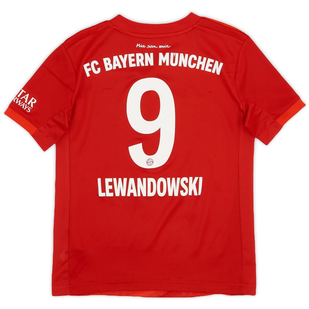 2019-20 Bayern Munich Home Shirt Lewandowski #9 - 6/10 - (S.Boys)