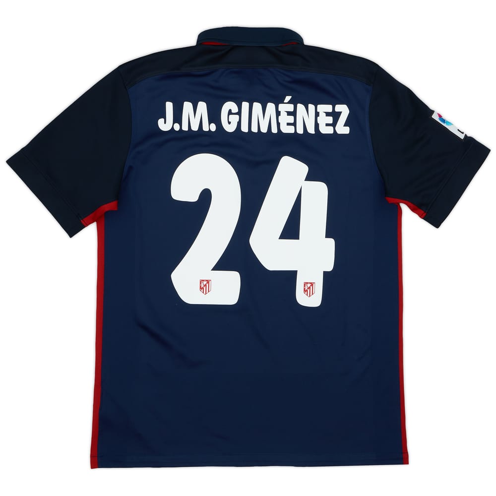 2015-16 Atletico Madrid Away Shirt J.Gimenez #24 - 8/10 - (M)