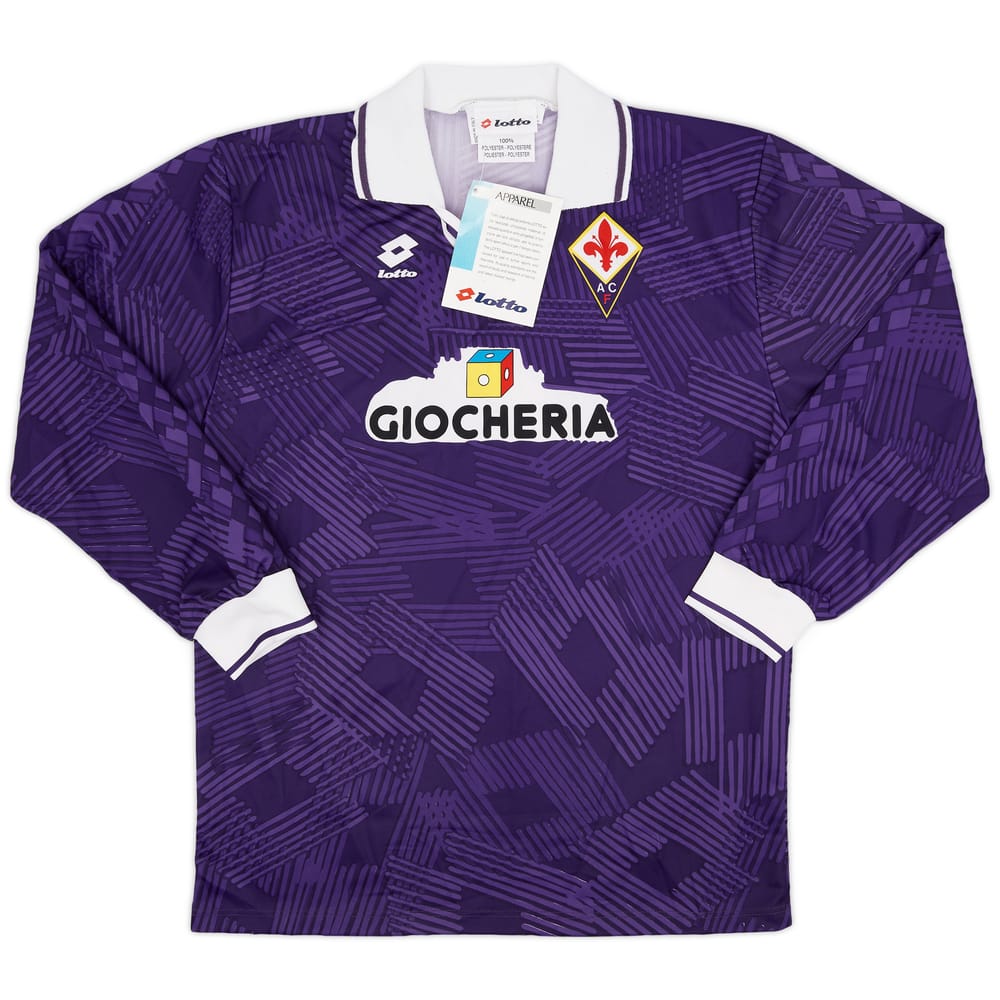 1991-92 Fiorentina Home L/S Shirt #2 (L)