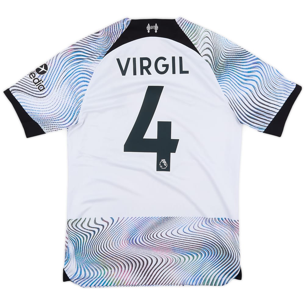 2022-23 Liverpool Away Shirt Virgil #4 - 8/10 - (S)