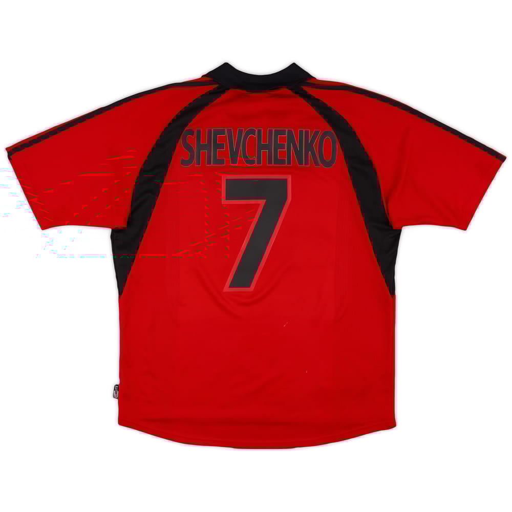 2001-02 AC Milan Third Shirt Shevchenko #7 - 8/10 - (XL)