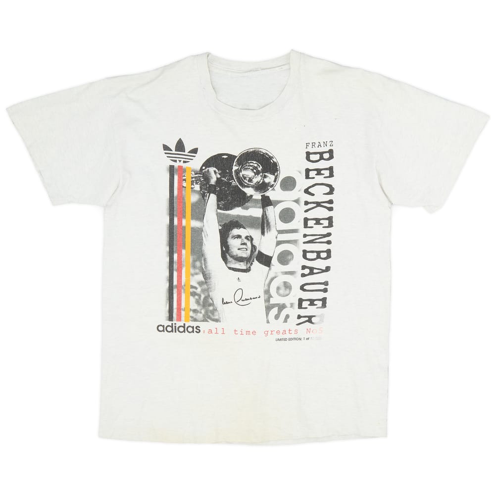 1990s Franz Beckenbauer adidas Graphic Tee - 6/10 - (M)