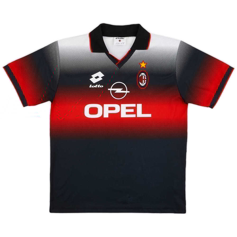 1995-96 AC Milan Lotto Training Shirt - 9/10 - (XL)