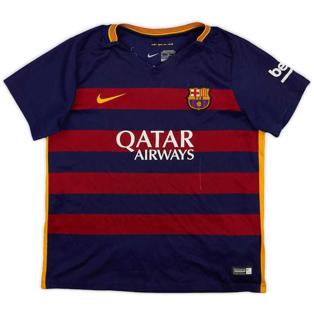 2015-16 Barcelona Home Shirt - 5/10 - (7-8 Years)