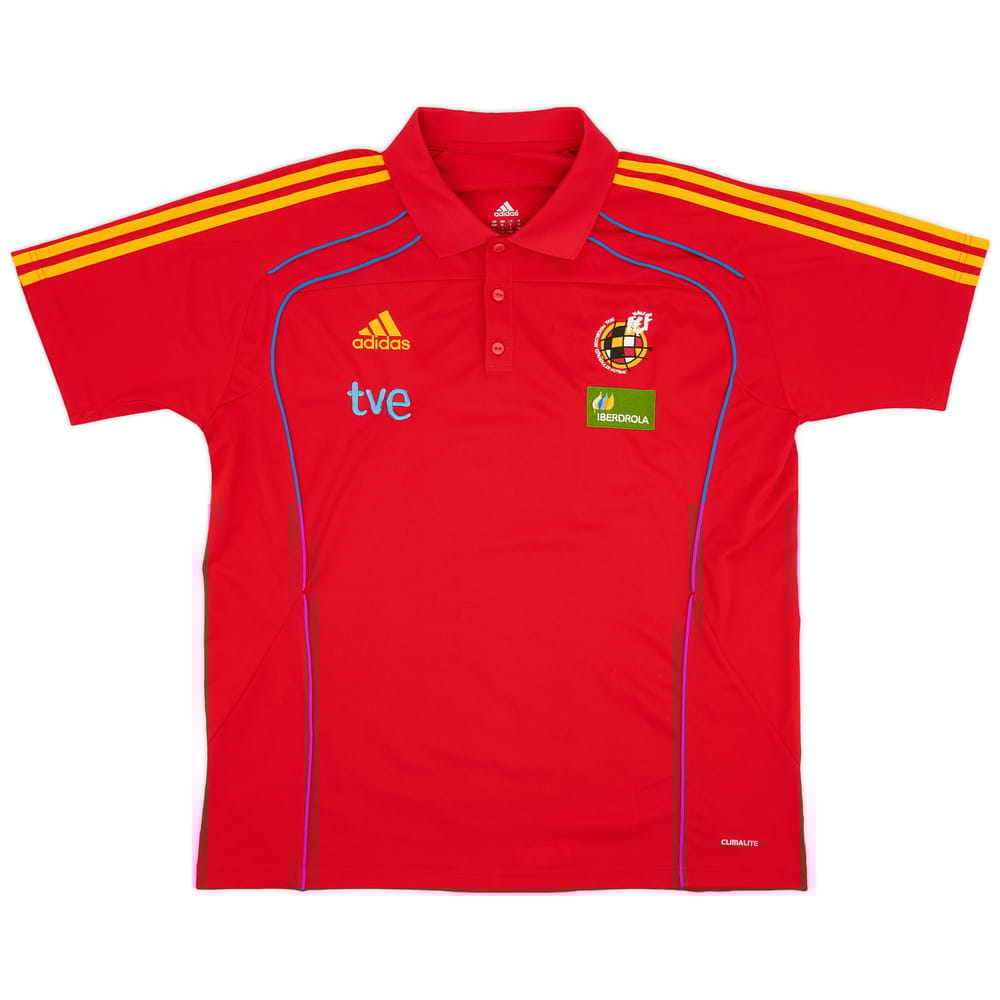 2009-10 Spain adidas Polo Shirt - 7/10 - (XL/XXL)