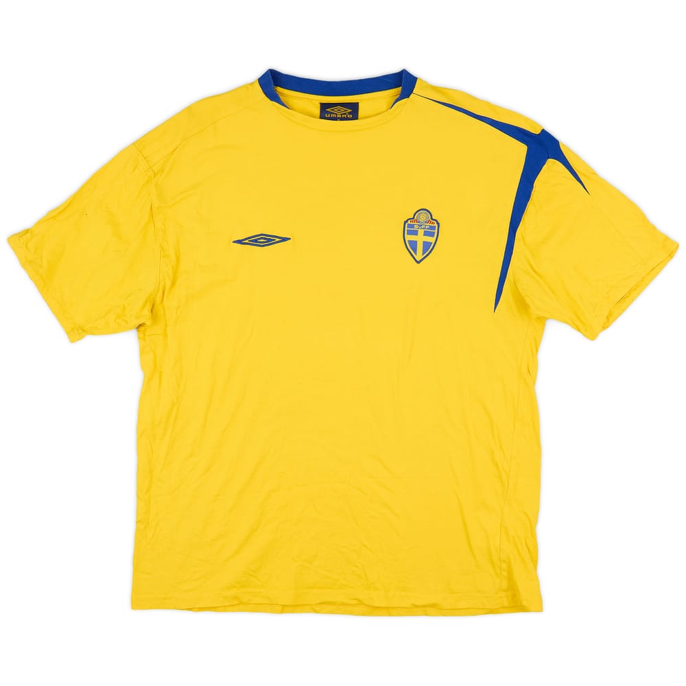 2005-06 Sweden Umbro Cotton Tee - 7/10 - (L)