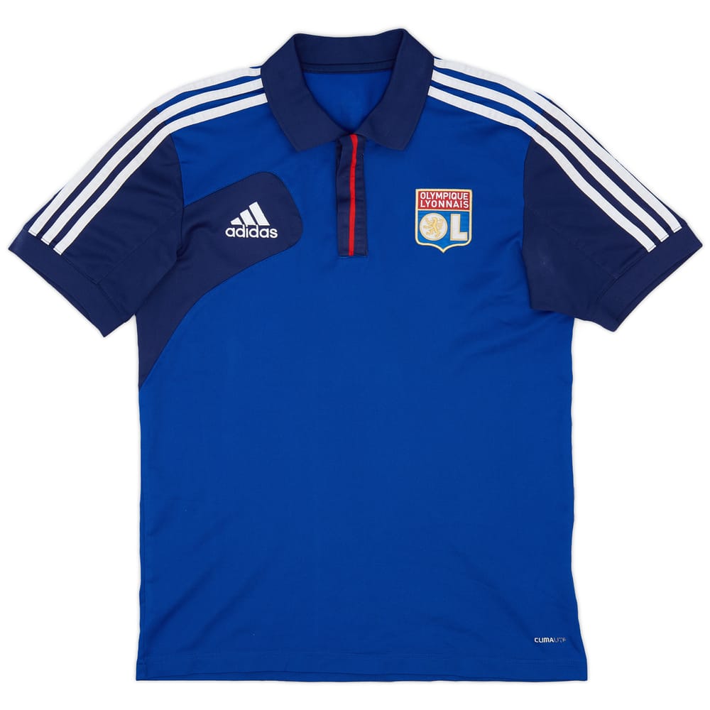 2012-13 Lyon adidas Polo Shirt - 8/10 - (S)
