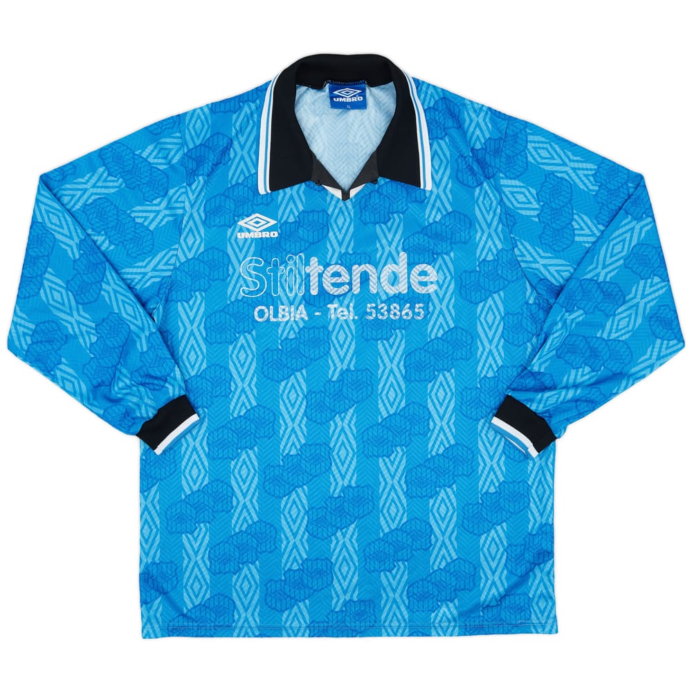 1990 Umbro Template L/S Training Shirt - 5/10 - (XL)