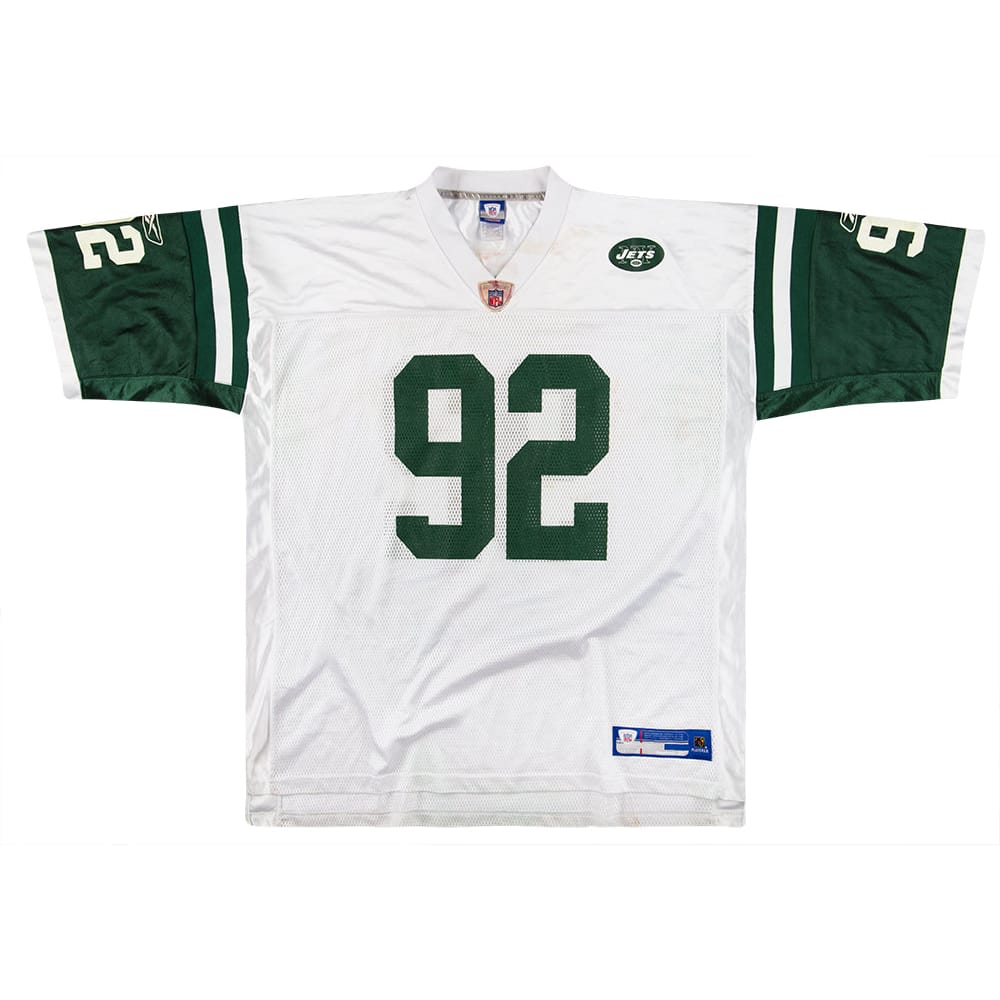 2005-06 New York Jets Ellis #92 Reebok On Field Jersey (Away) XXL