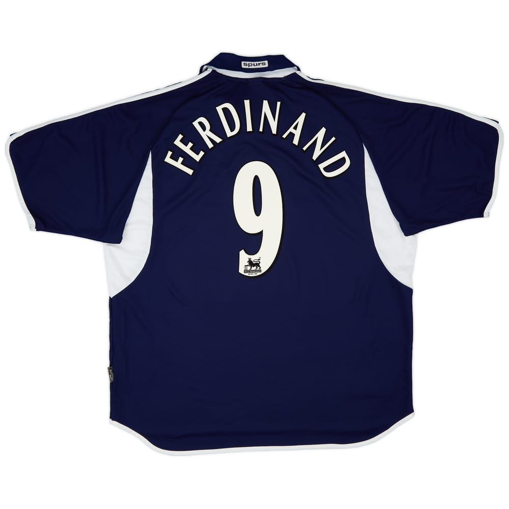 2000-01 Tottenham Away Shirt Ferdinand #9 - 9/10 - (XXL)
