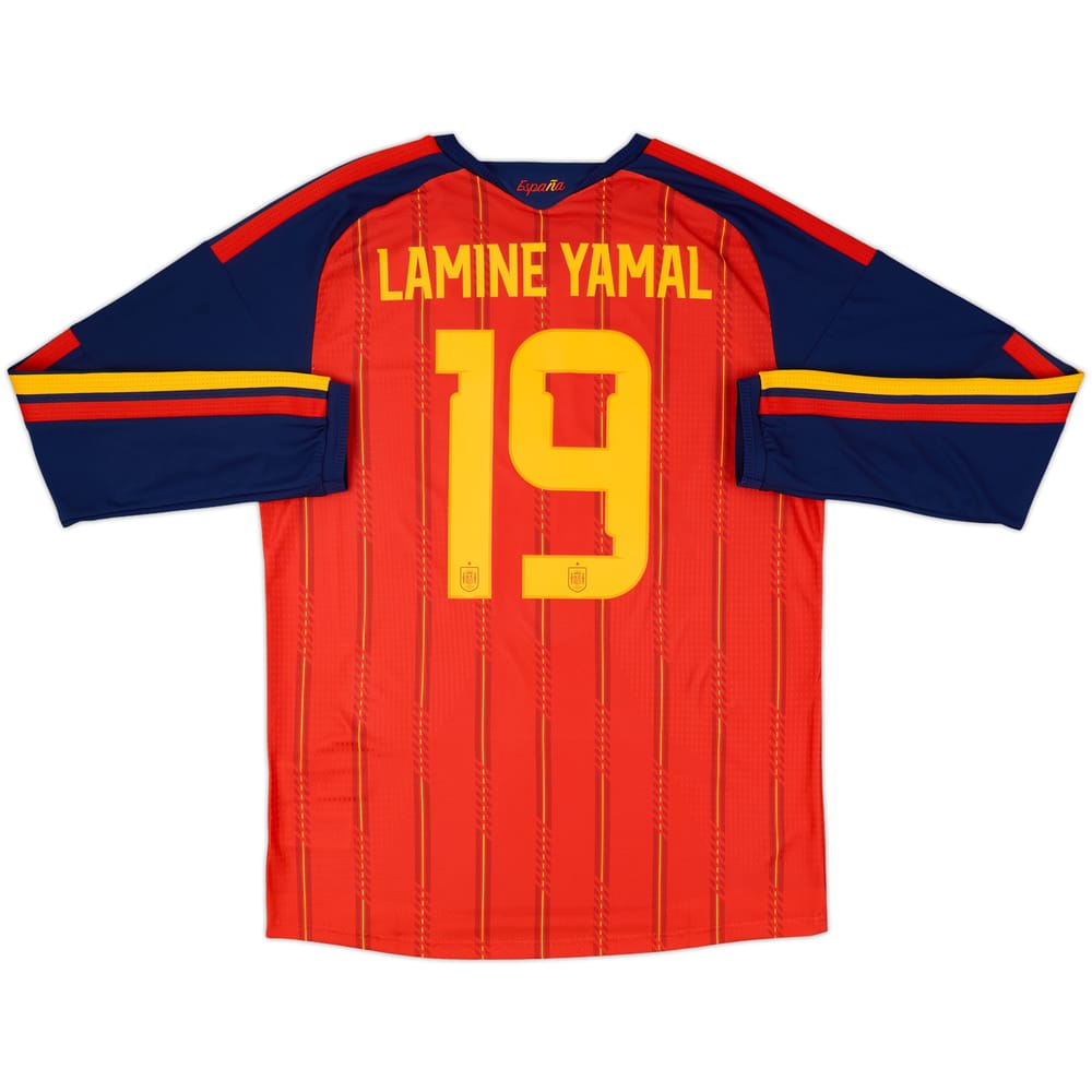2026-27 Spain Authentic Home L/S Shirt Lamine Yamal #19