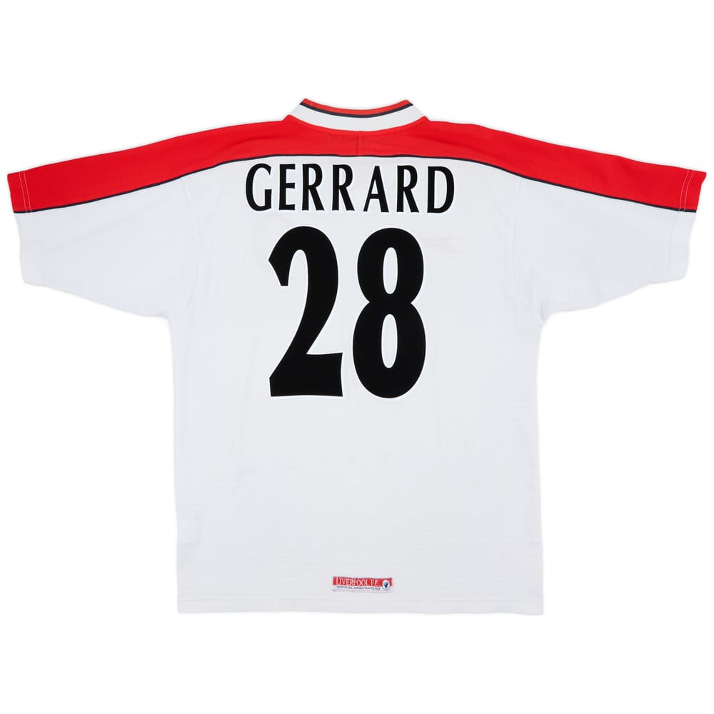 1998-99 Liverpool Away Shirt Gerrard #28 - 6/10 - (M)