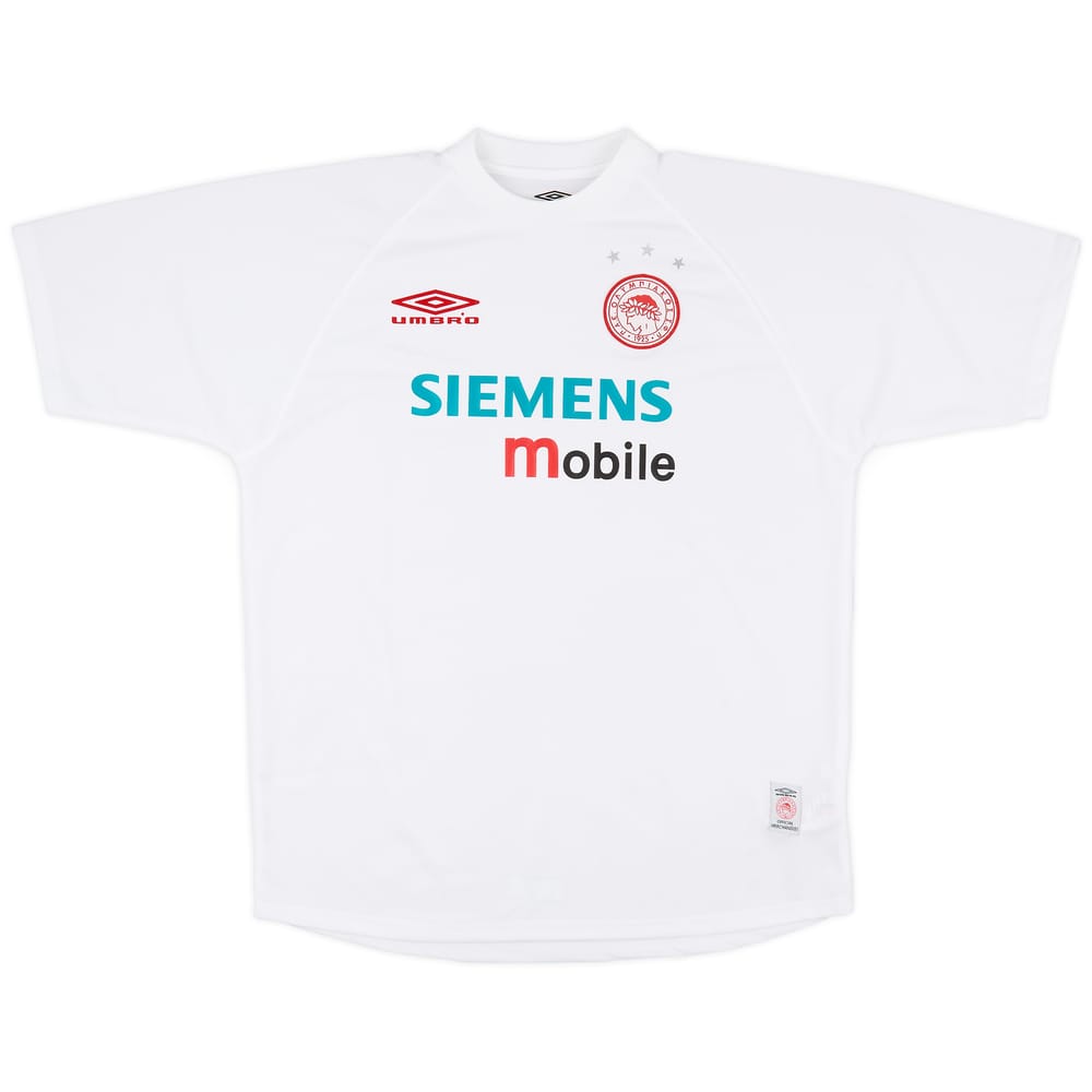 2001-02 Olympiakos Away Shirt - 7/10 - (XL)