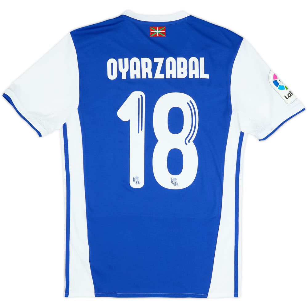 2016-17 Real Sociedad Home Shirt Oyarzabal #18