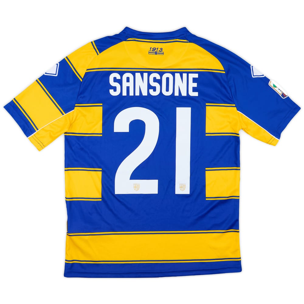 2012-13 Parma Match Issue Third Shirt Sansone #21