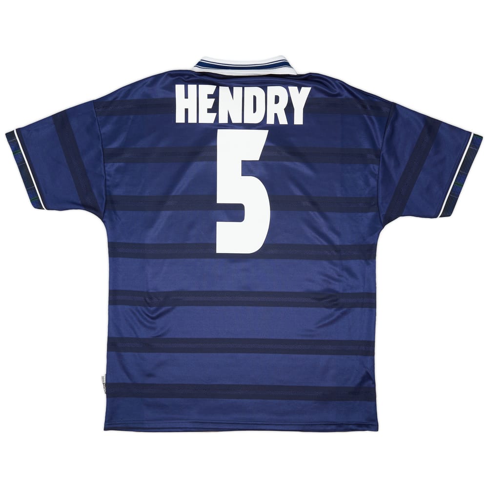 1998-00 Scotland Home Shirt Hendry #5