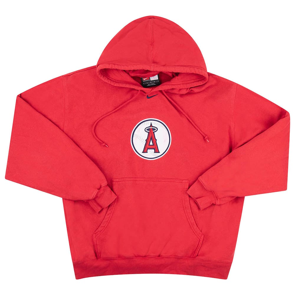 2000s LA Angels Nike Hooded Sweat Top L